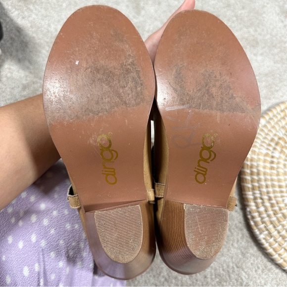 Dingo Addie Women’s Harness Boots Mid-Calf Rhinestone Western Rodeo Cowgirl Tan - Picture 13 of 16